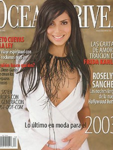 Roselyn Sanchez "Ocean Drive" cover